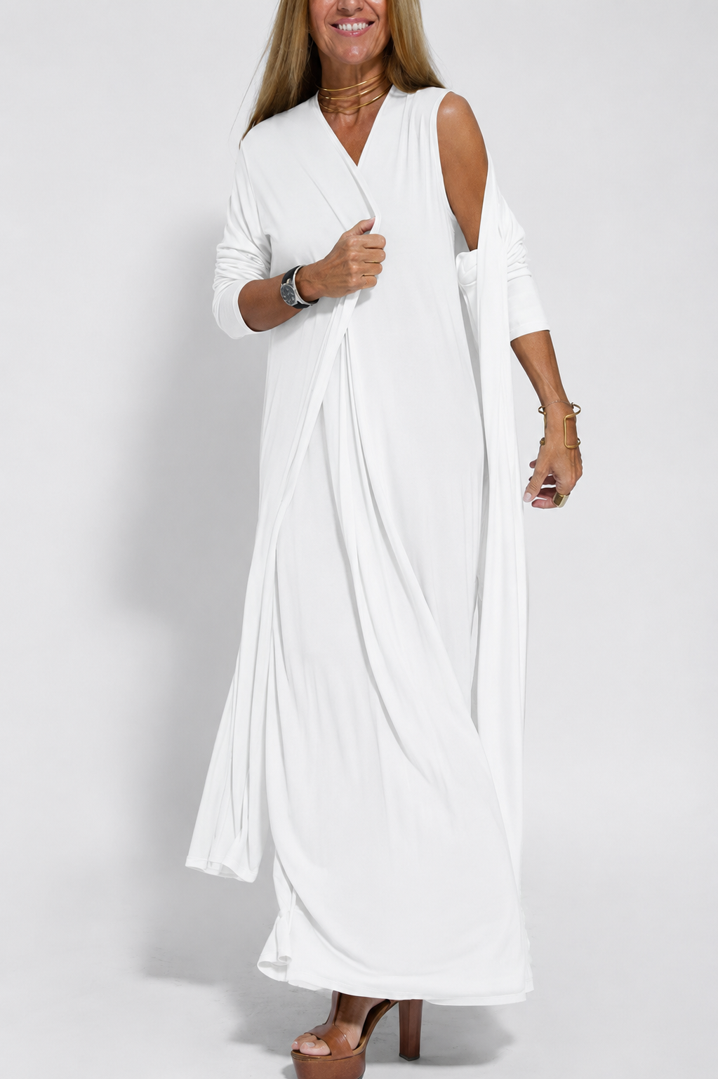 Robe Maxi Fluide